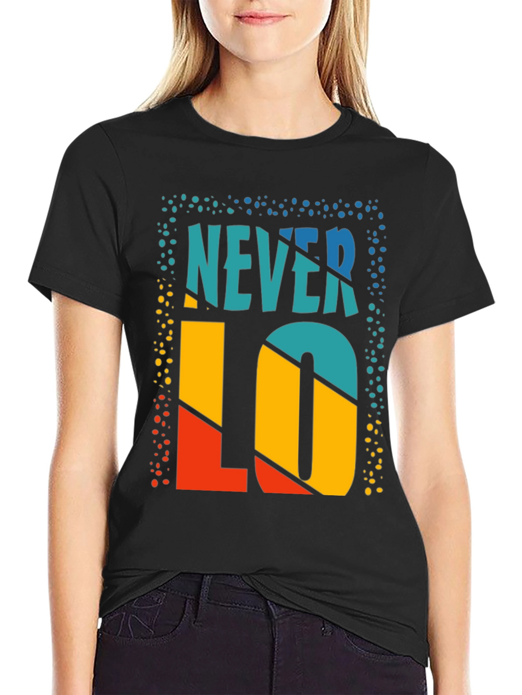 Never Lo Retro Graphic Tee