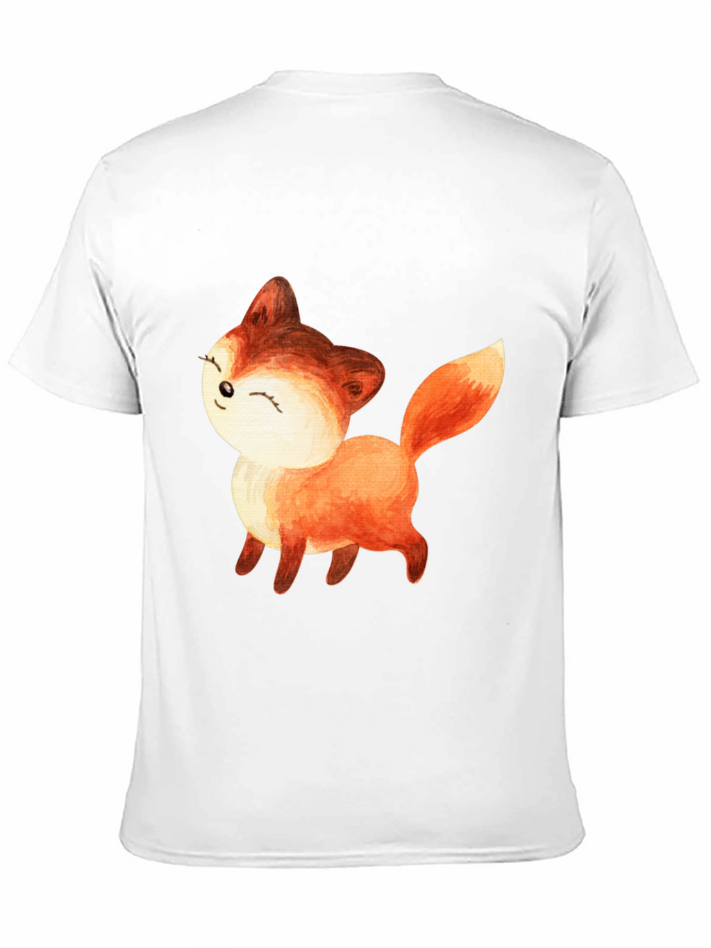 Cute Fox Graphic Tee - Unisex Black T-Shirt