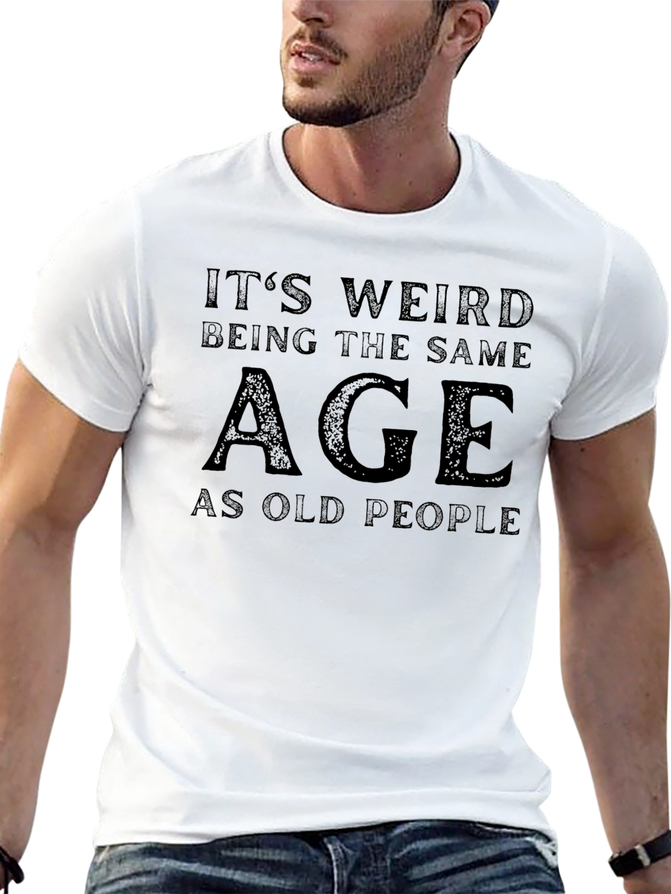 Funny Age Graphic T-Shirt - Unisex