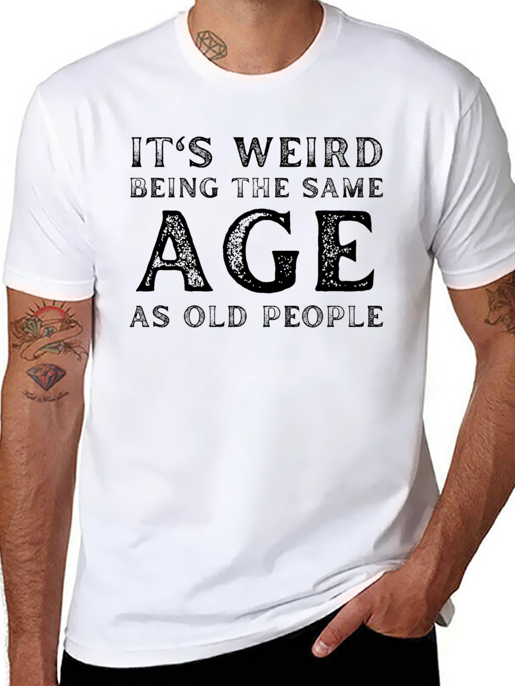 Funny Age Graphic T-Shirt - Unisex