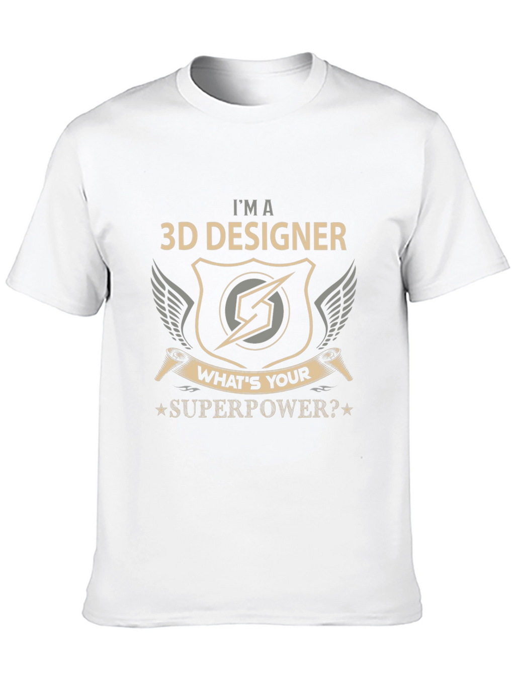 3D Designer Superpower T-Shirt