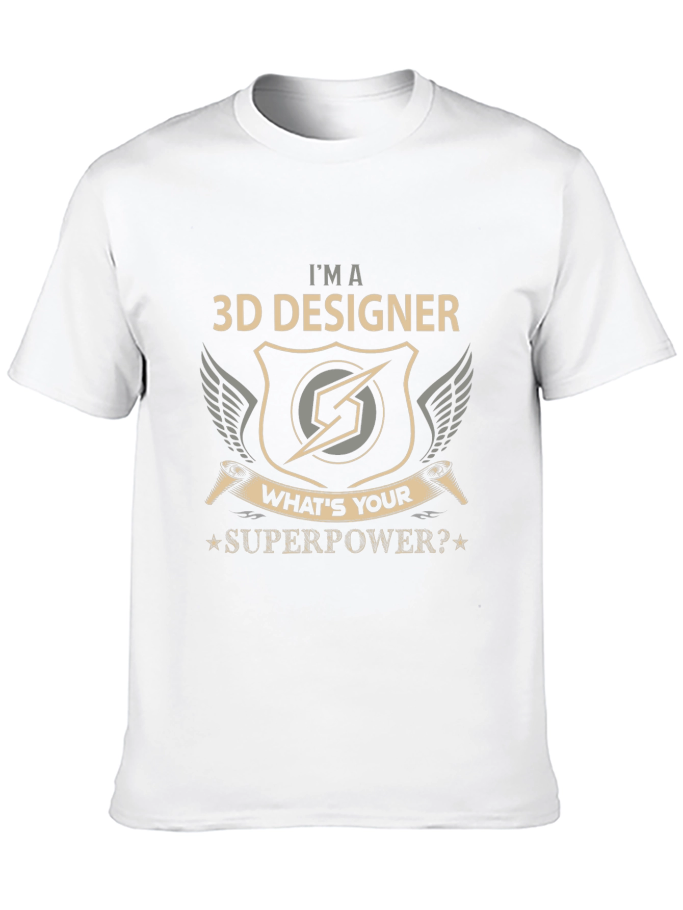 3D Designer Superpower T-Shirt