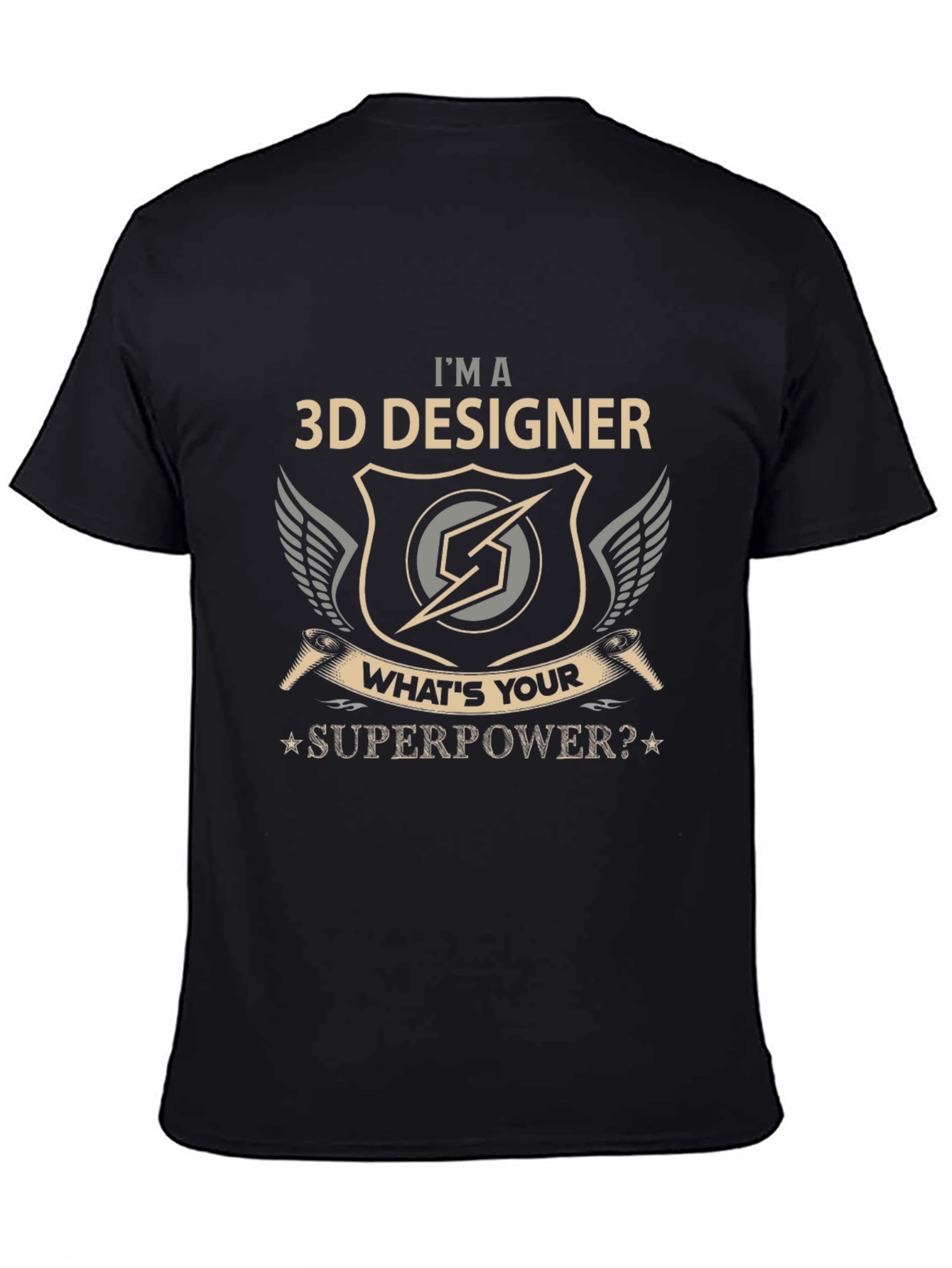 3D Designer Superpower T-Shirt