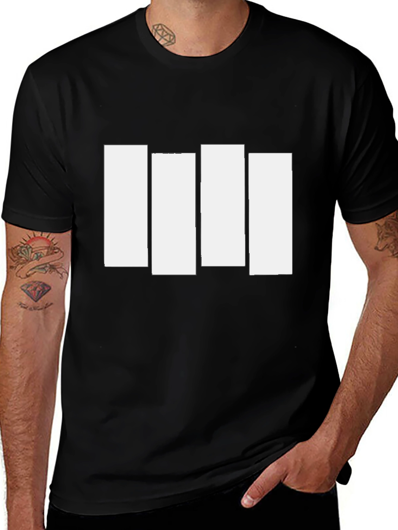 Black Flag Inspired Graphic T-Shirt