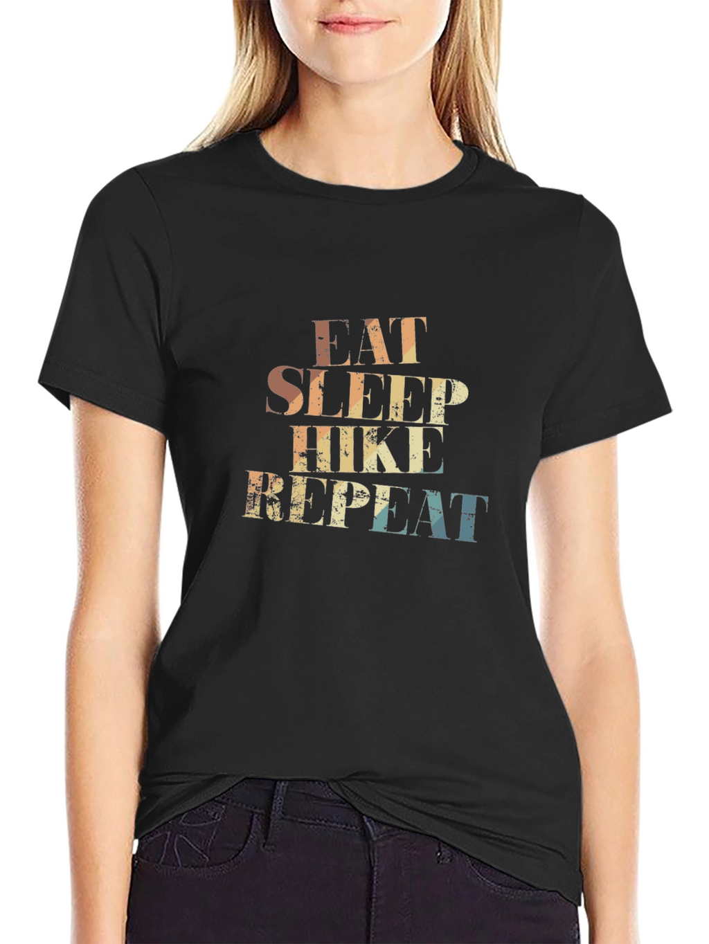 Eat Sleep Hike Repeat Graphic Tee