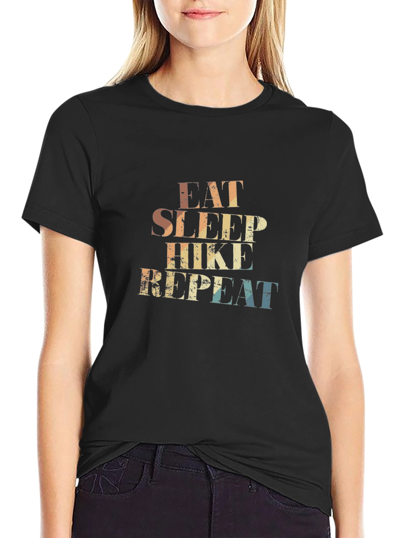 Eat Sleep Hike Repeat Graphic Tee