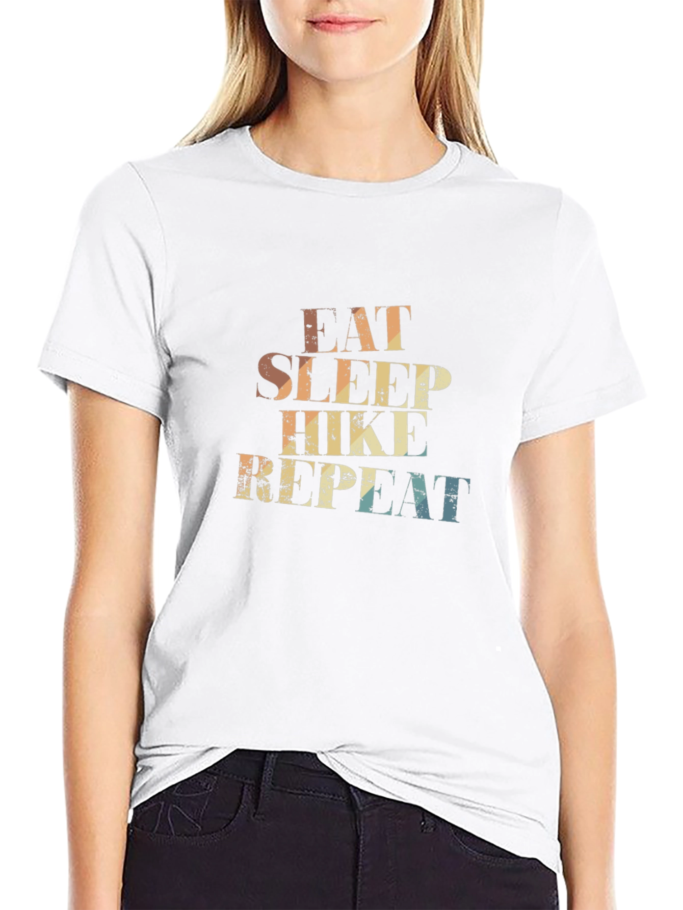Eat Sleep Hike Repeat Graphic Tee