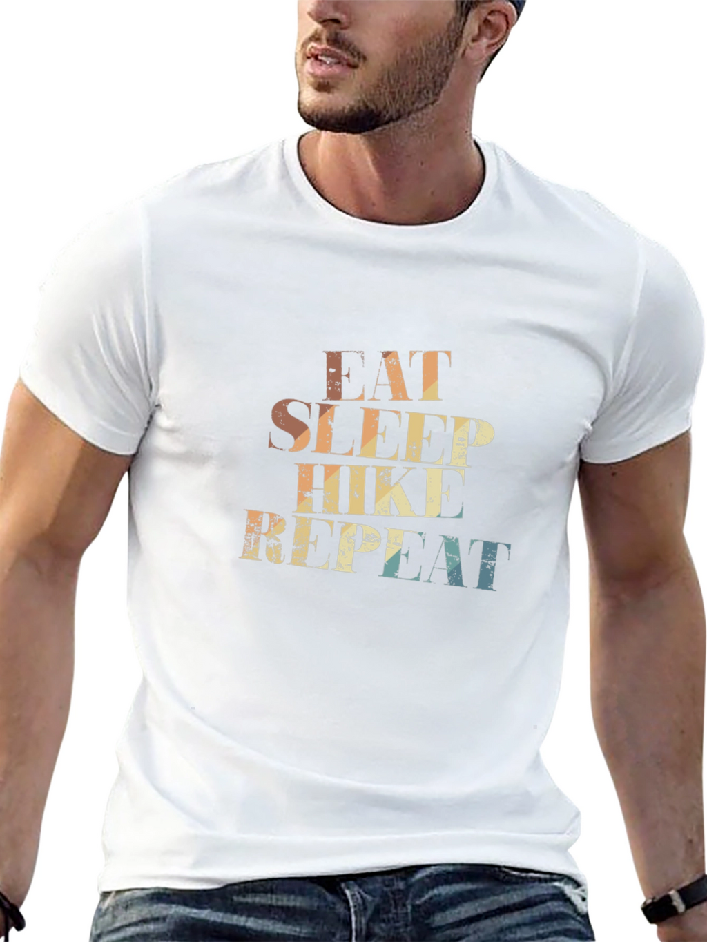 Eat Sleep Hike Repeat Graphic Tee