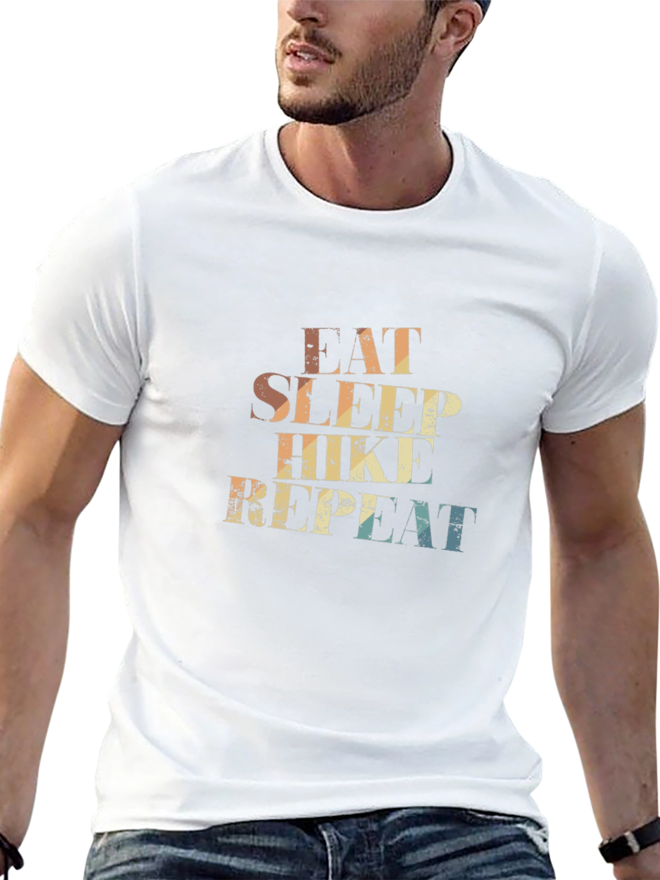 Eat Sleep Hike Repeat Graphic Tee