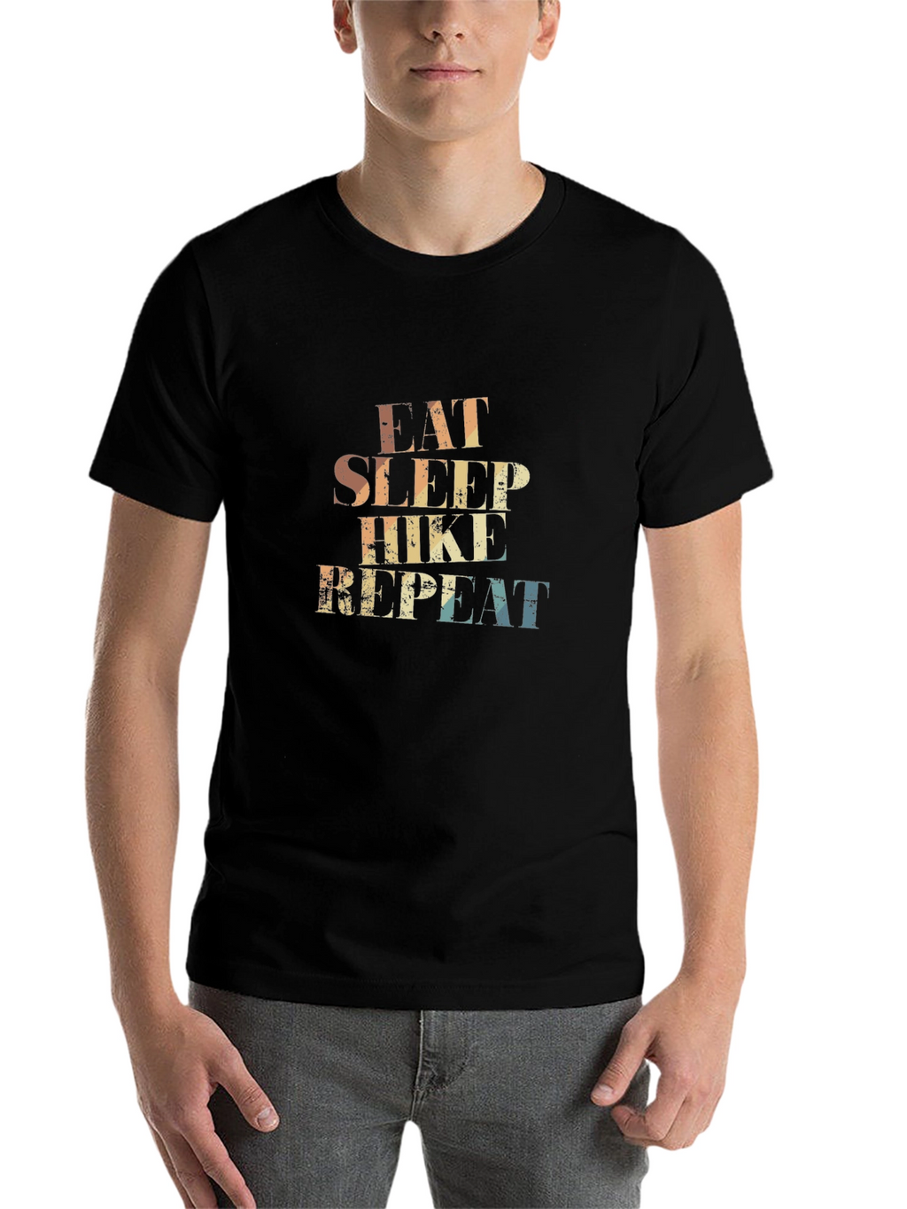 Eat Sleep Hike Repeat Graphic Tee
