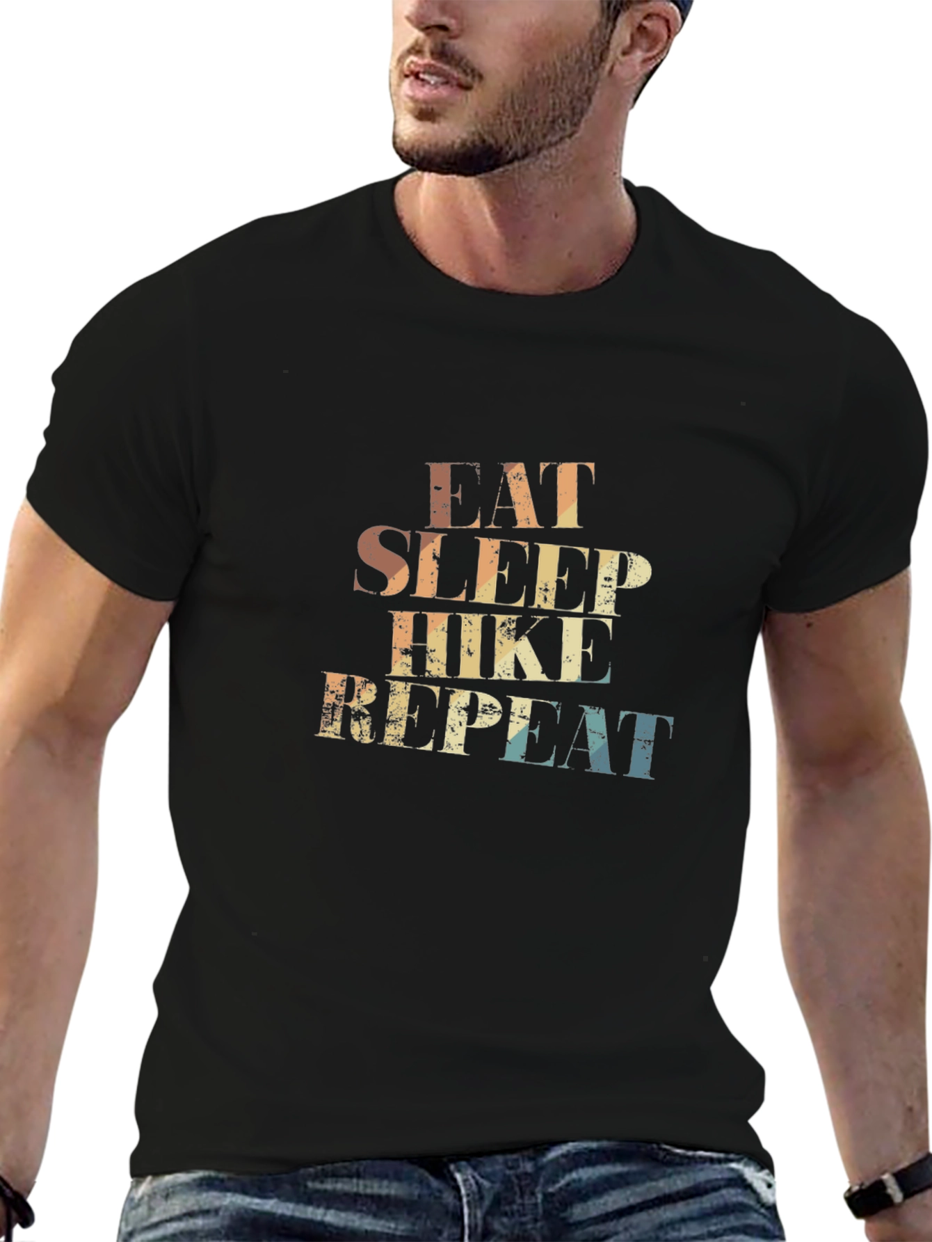 Eat Sleep Hike Repeat Graphic Tee