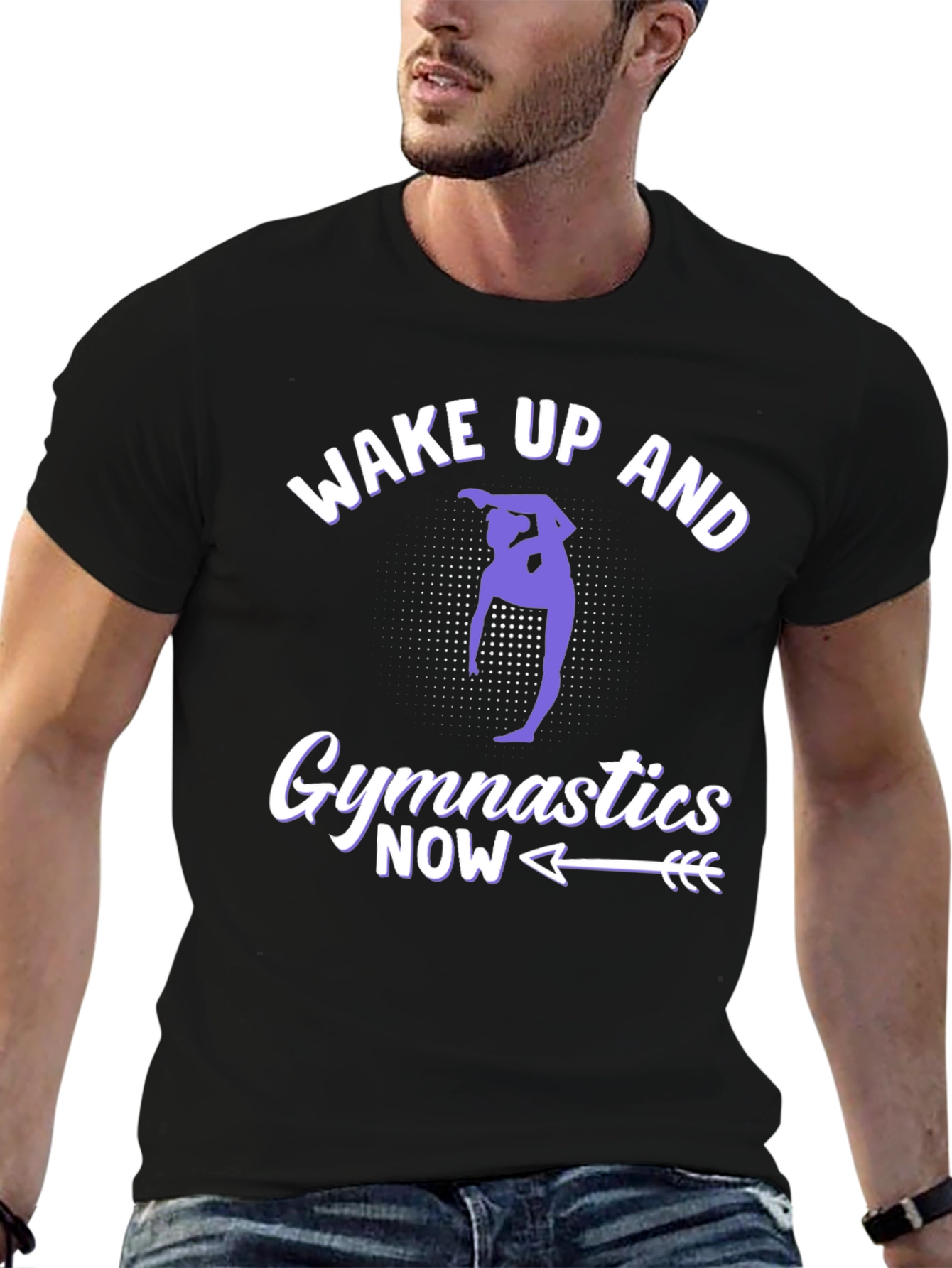 Wake Up and Gymnastics Now Graphic Tee
