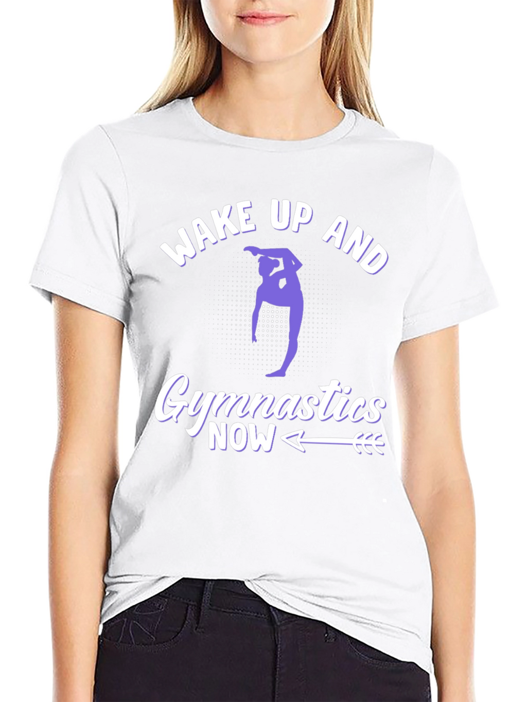 Wake Up and Gymnastics Now Graphic Tee