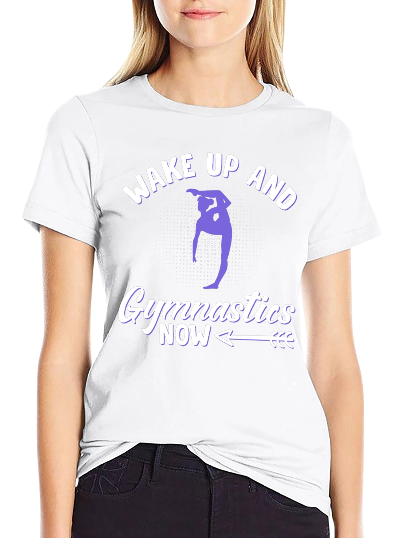 Wake Up and Gymnastics Now Graphic Tee