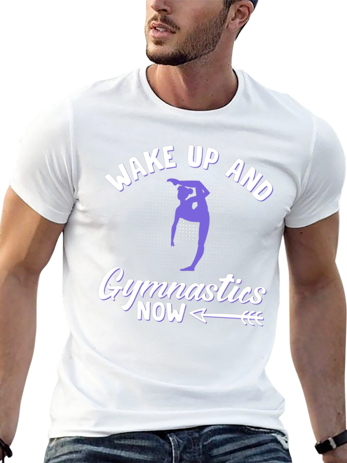 Wake Up and Gymnastics Now Graphic Tee