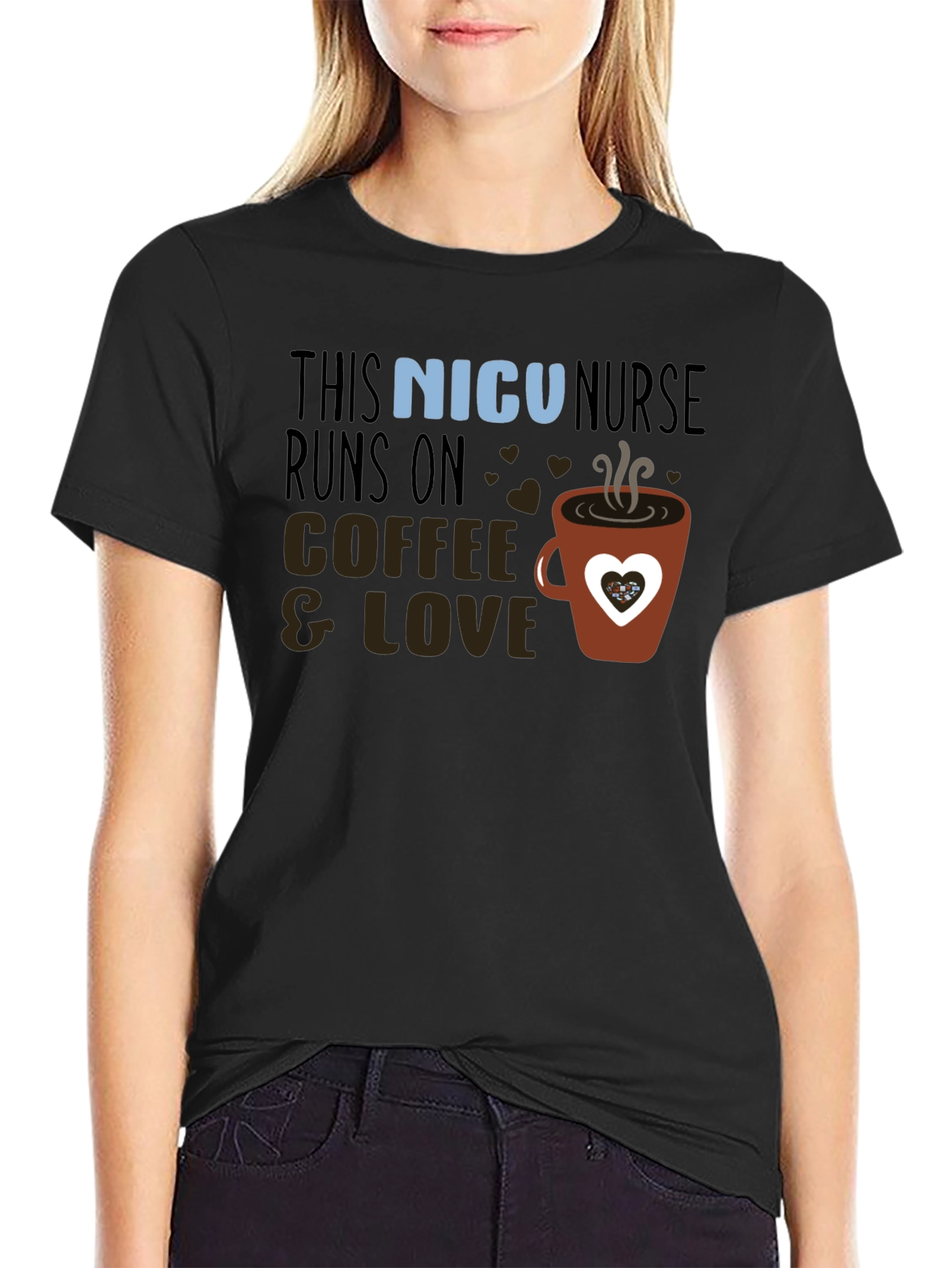 NICU Nurse Coffee & Love T-Shirt