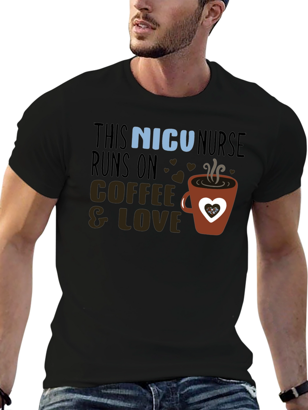 NICU Nurse Coffee & Love T-Shirt