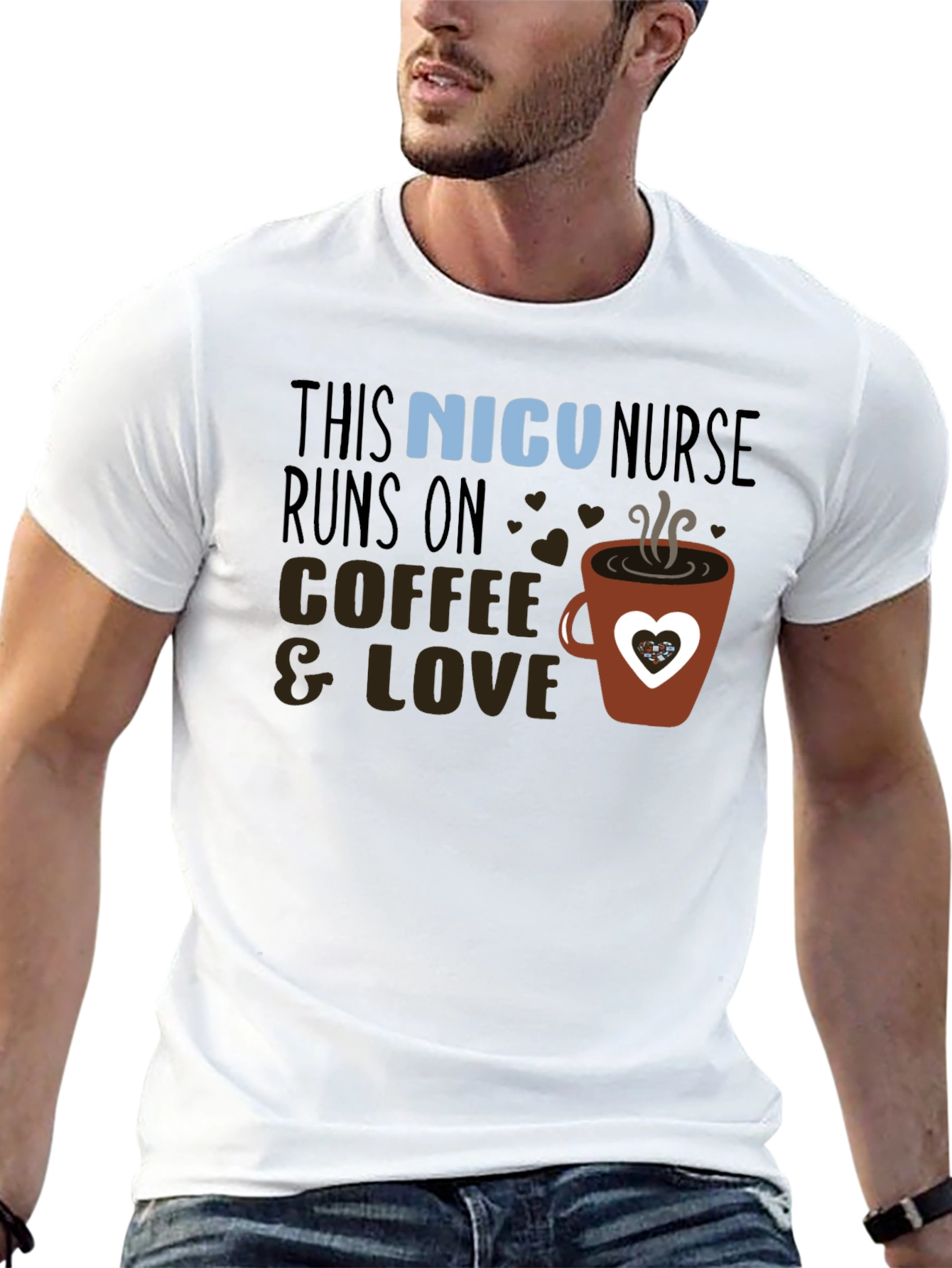 NICU Nurse Coffee & Love T-Shirt