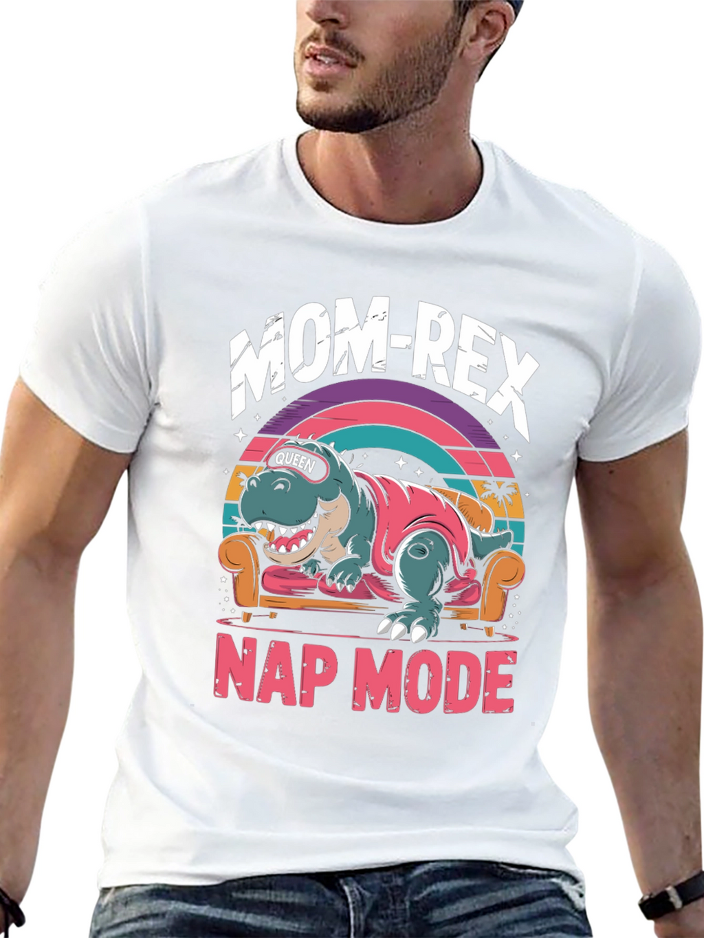Mom-Rex Nap Mode T-Shirt