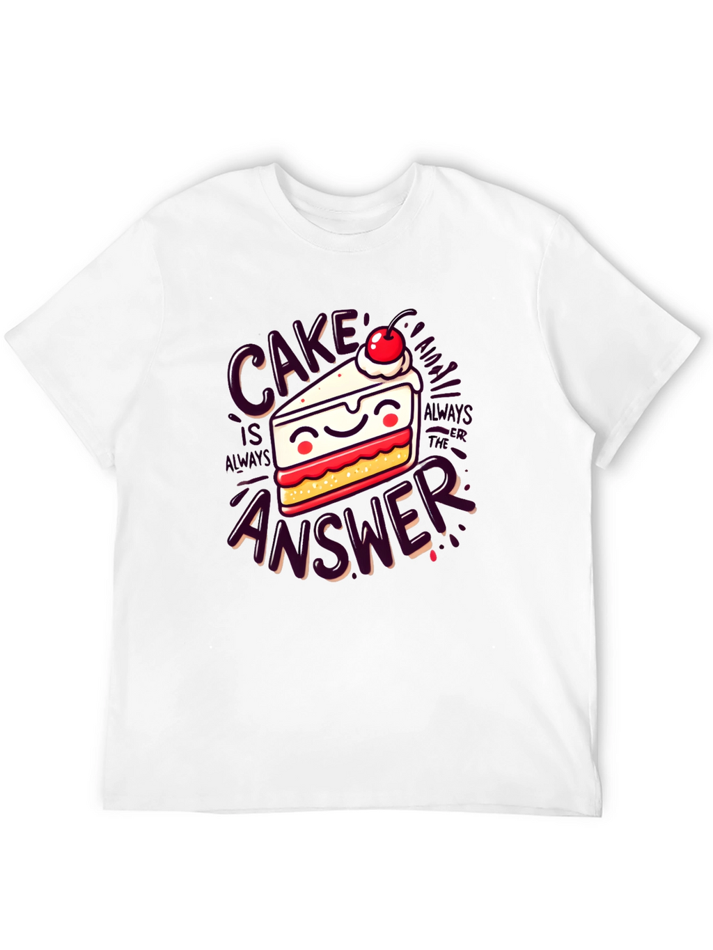 Cake is Always The Answer Graphic Tee