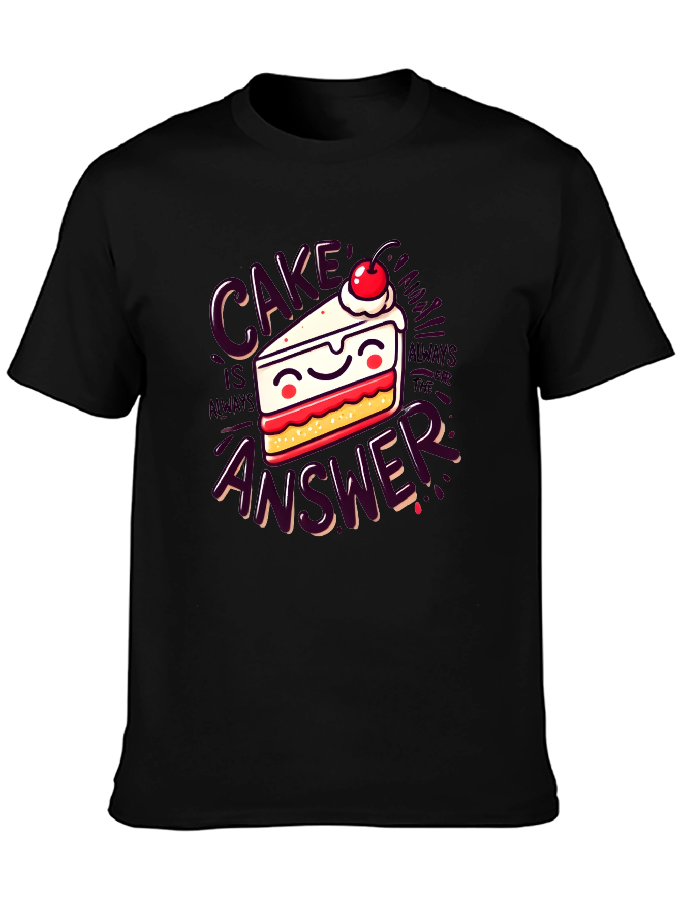 Cake is Always The Answer Graphic Tee