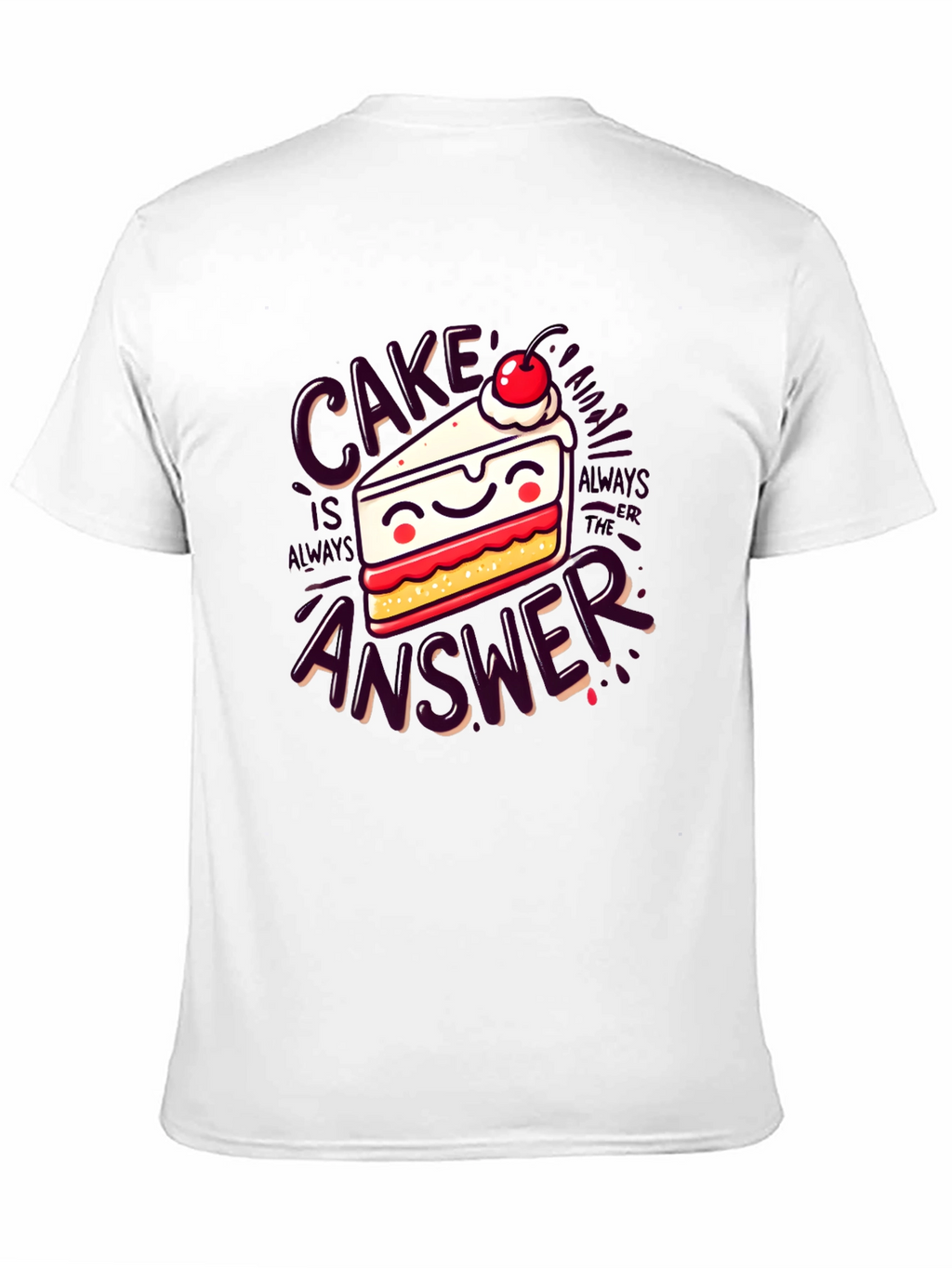 Cake is Always The Answer Graphic Tee