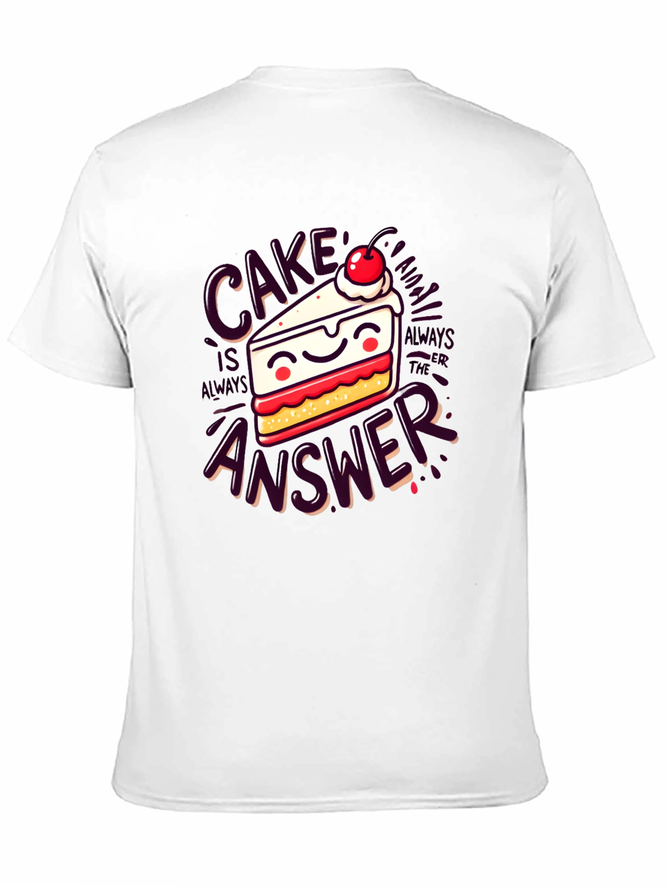 Cake is Always The Answer Graphic Tee
