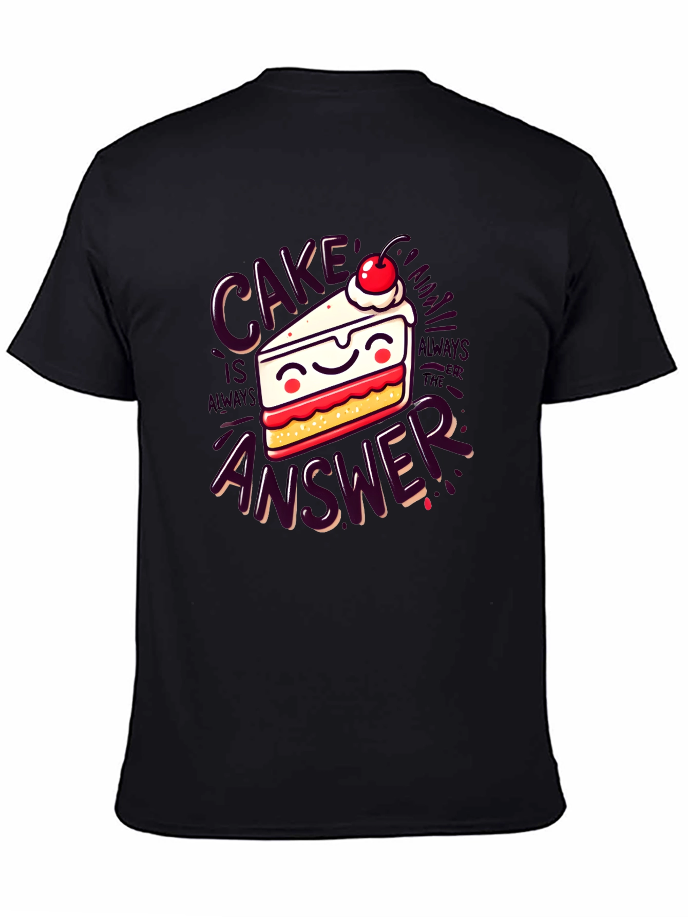 Cake is Always The Answer Graphic Tee