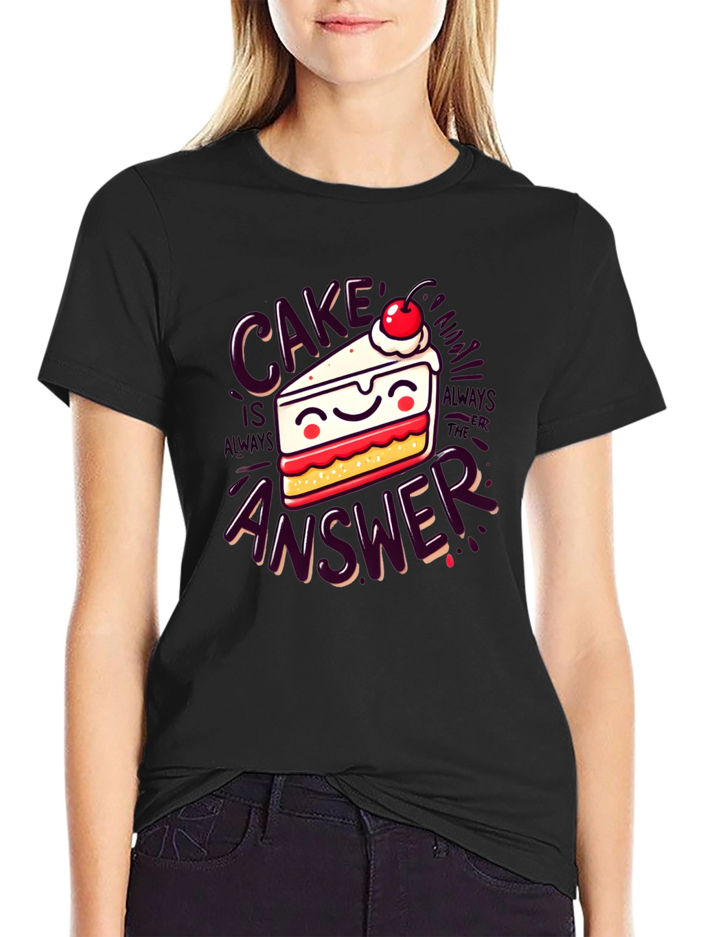 Cake is Always The Answer Graphic Tee