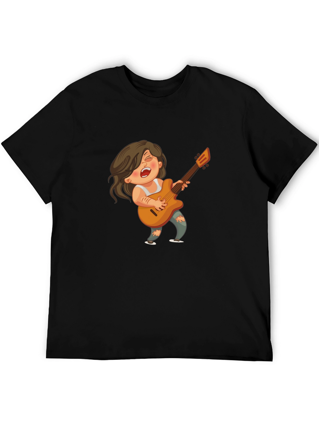 Rockstar Cartoon Graphic Tee