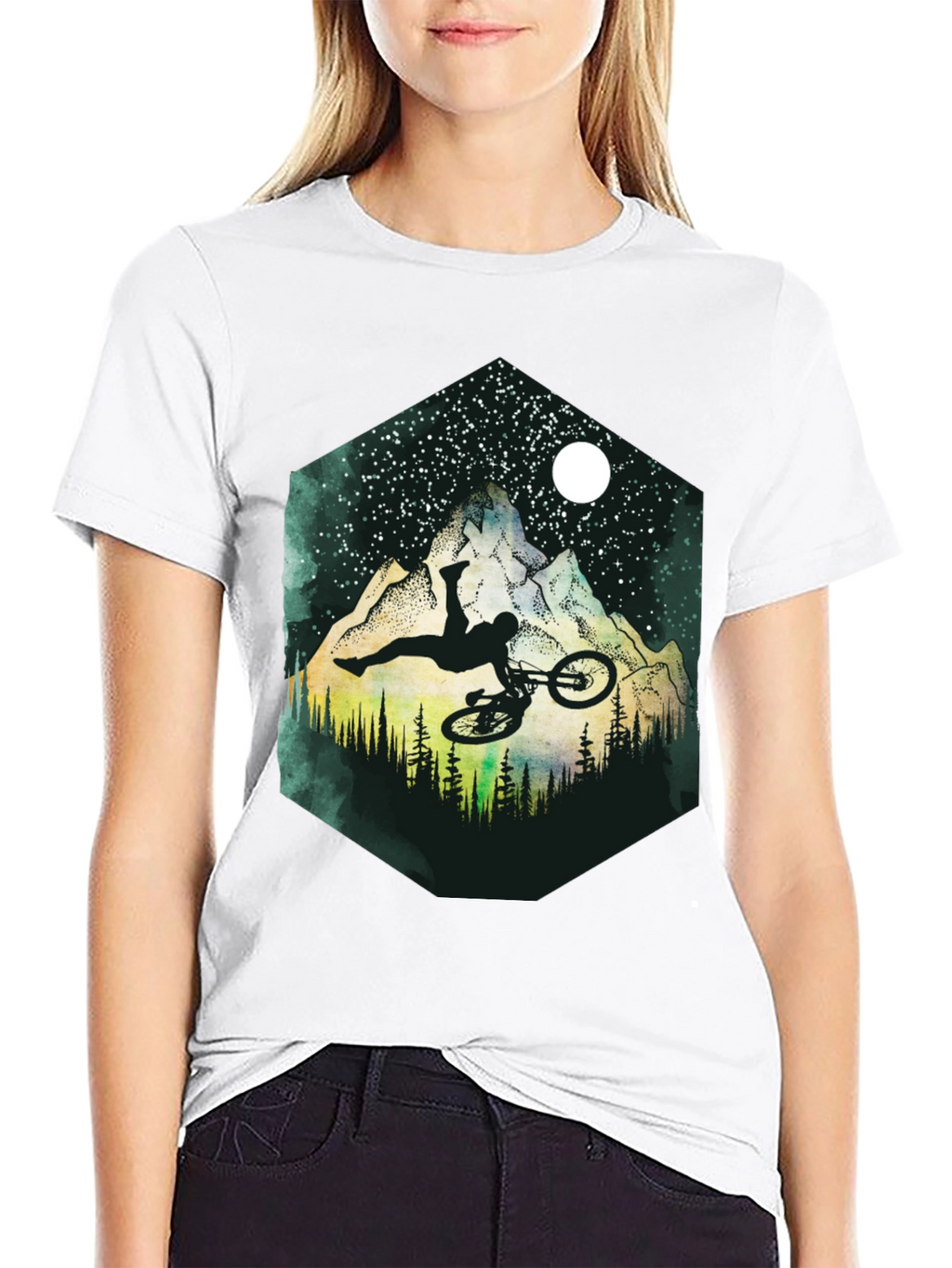 Mountain Bike Stunt Graphic Tee
