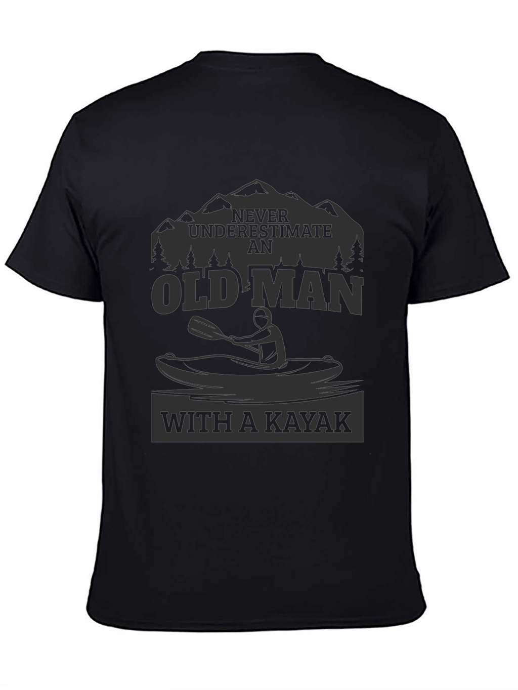 Old Man Kayak T-Shirt - Adventure Ready!