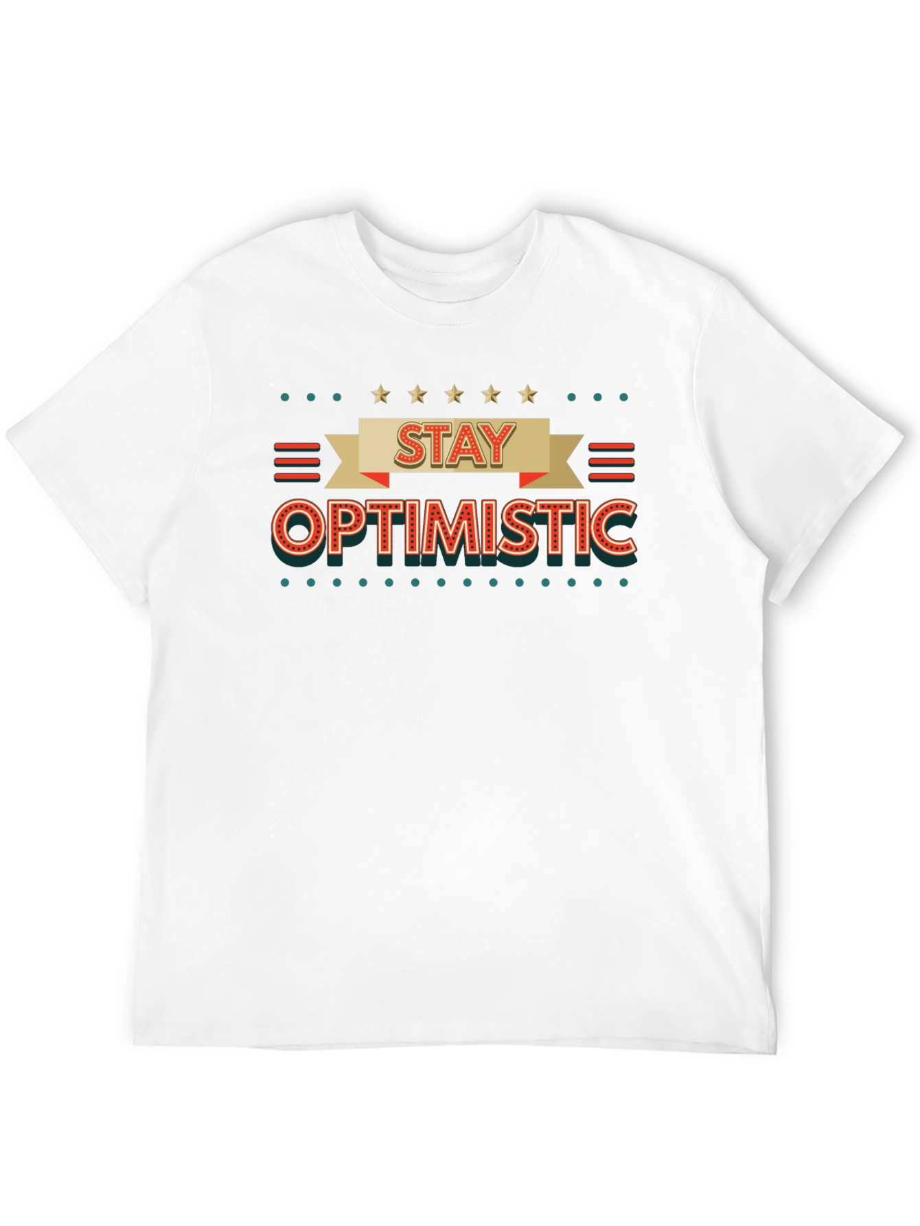 Stay Optimistic Graphic Tee - Motivational T-Shirt