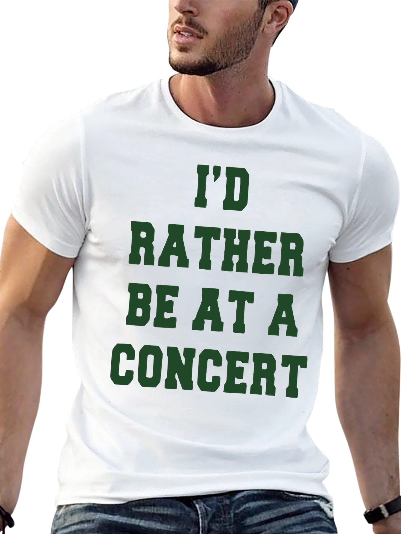Id Rather Be At A Concert T-Shirt