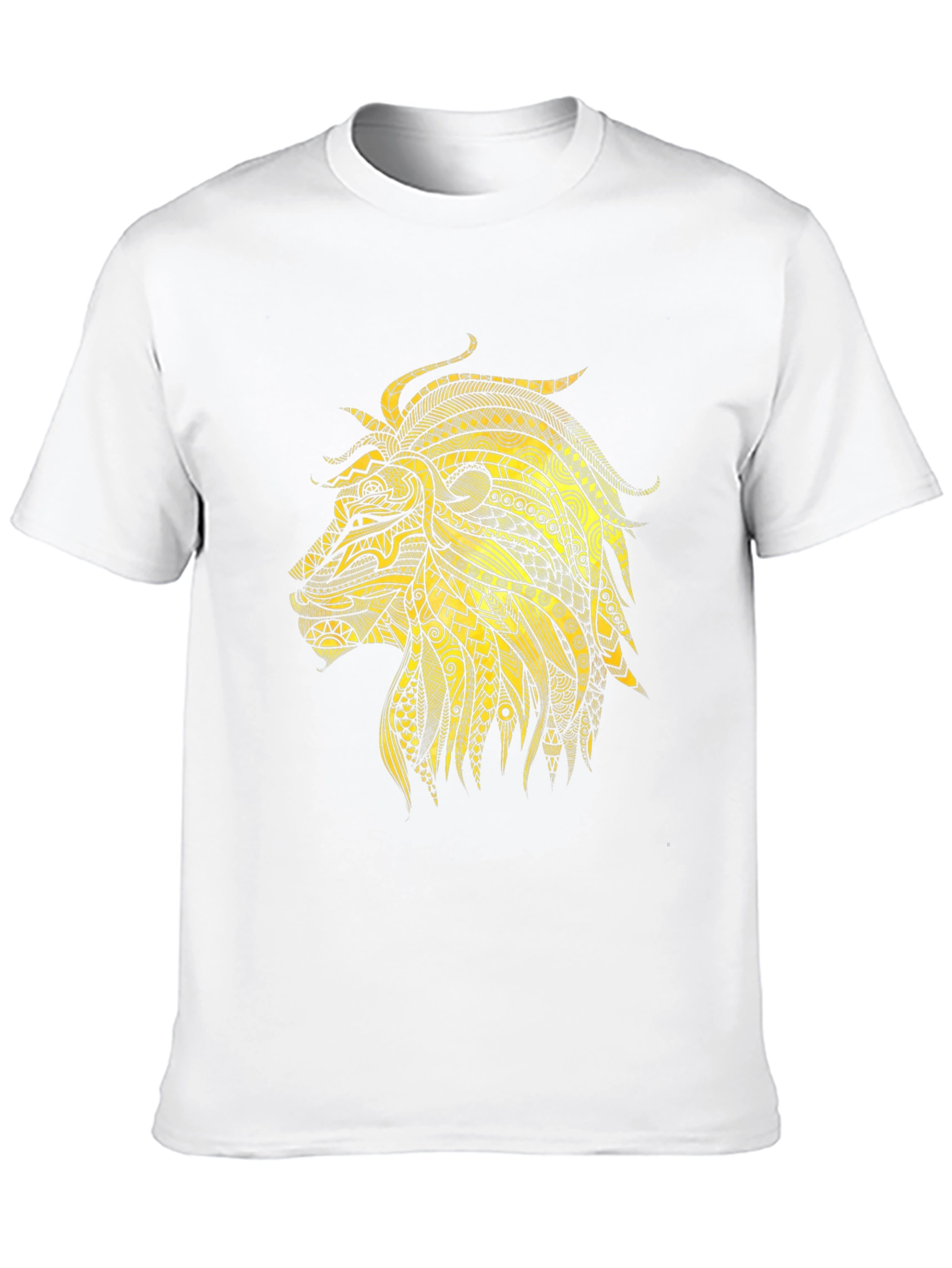 Lion Graphic Tee - Black Short Sleeve