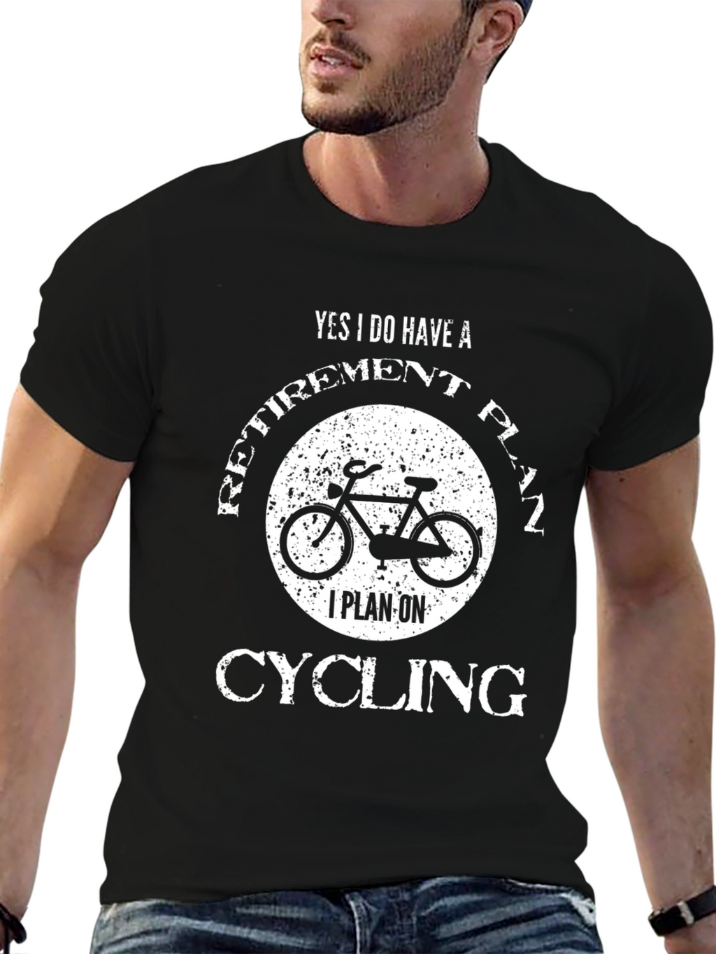Cycling Retirement Plan Graphic T-Shirt