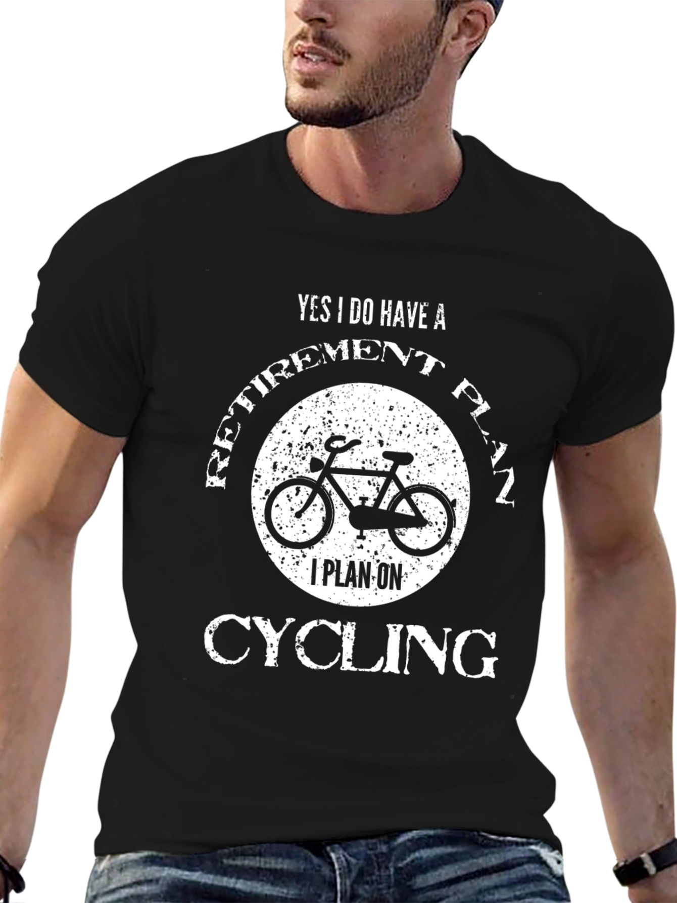 Cycling Retirement Plan Graphic T-Shirt