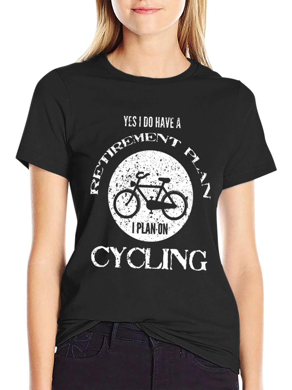 Cycling Retirement Plan Graphic T-Shirt