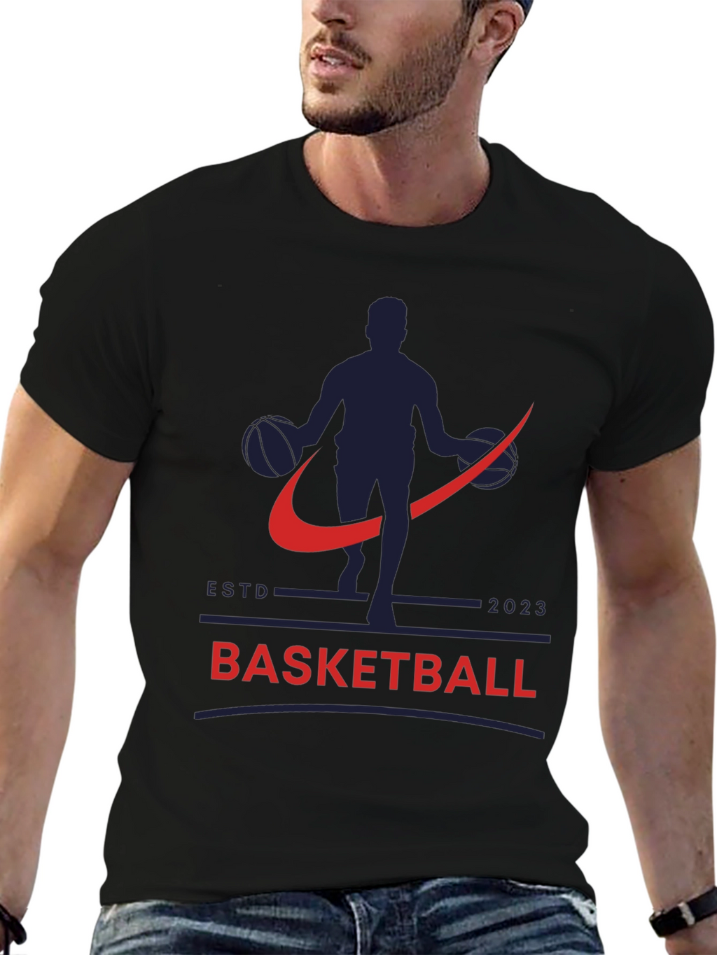 Basketball Graphic Tee - ESTD 2023