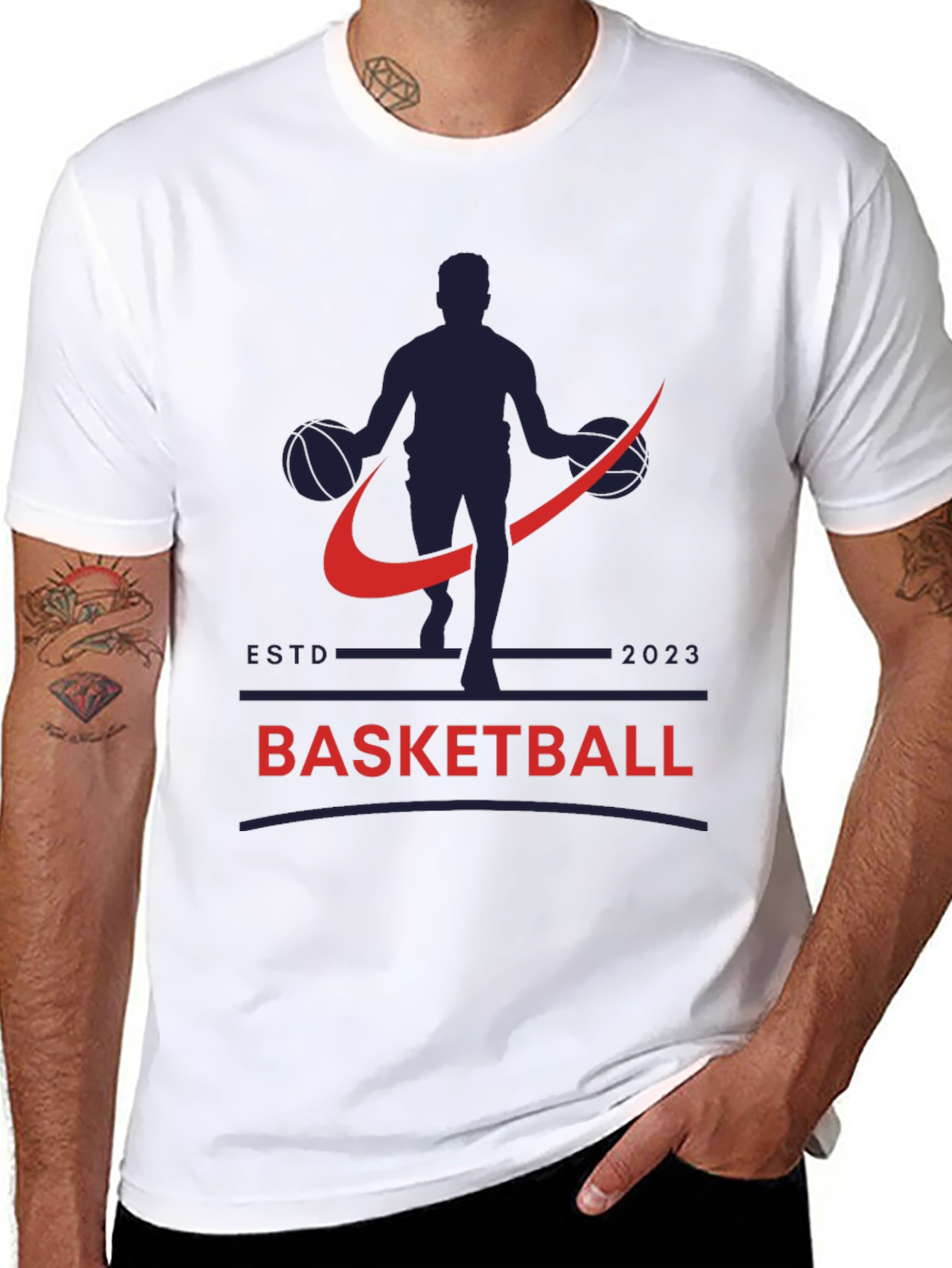 Basketball Graphic Tee - ESTD 2023