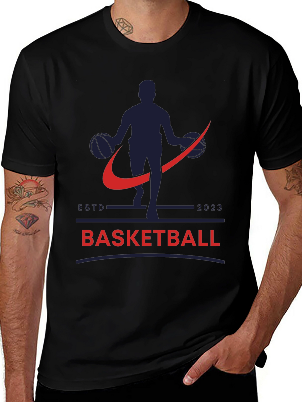 Basketball Graphic Tee - ESTD 2023