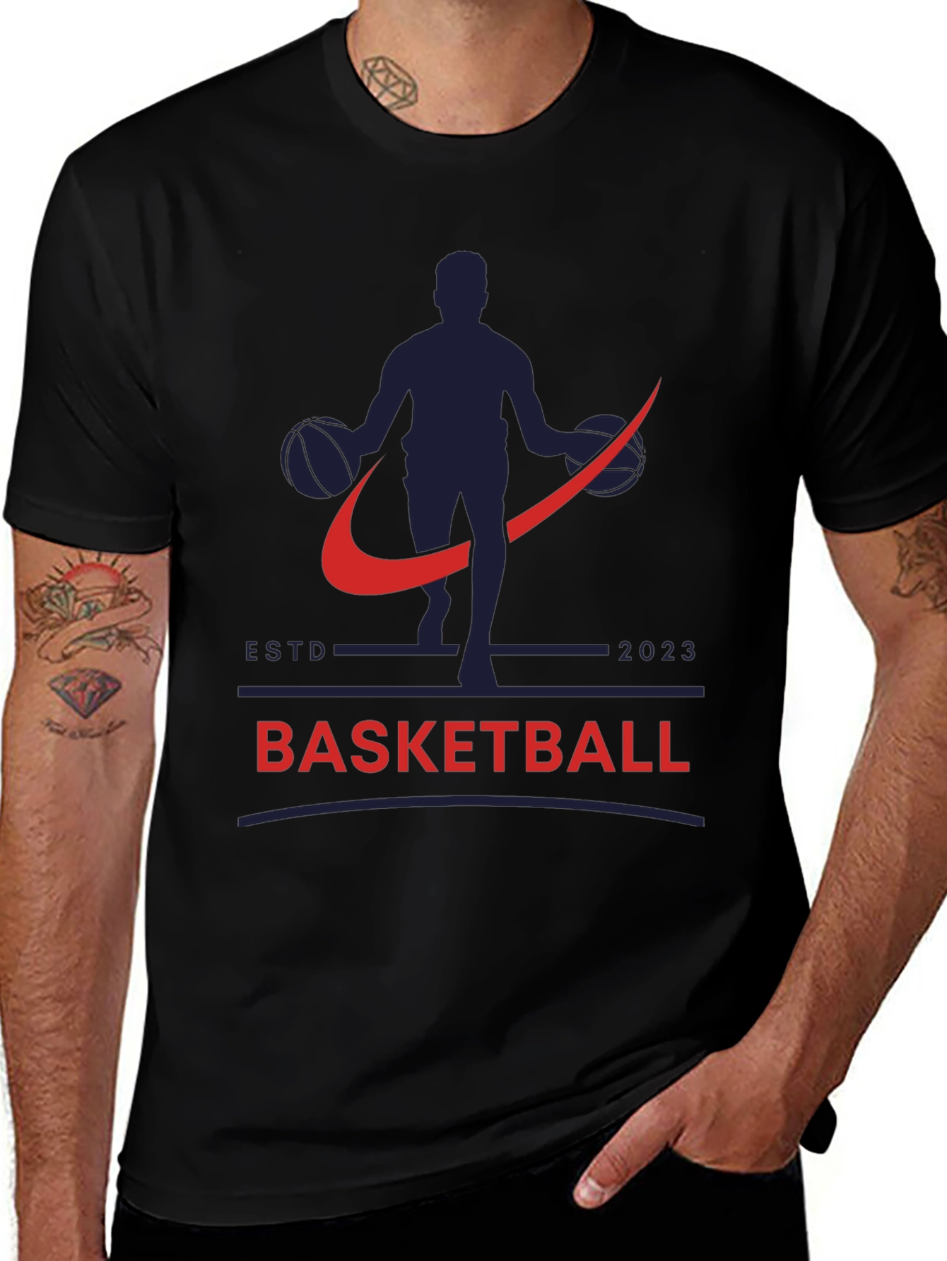 Basketball Graphic Tee - ESTD 2023