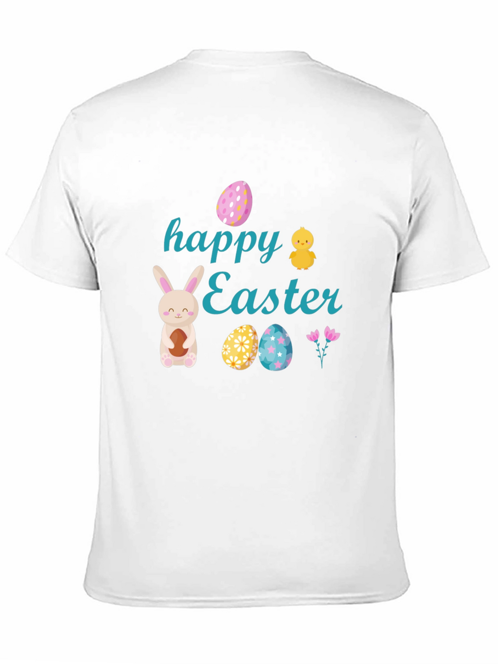 Happy Easter Black T-Shirt