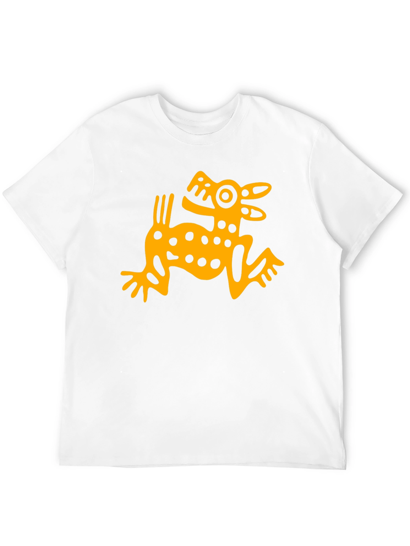Aztec Dog Graphic T-Shirt - Black Menswear