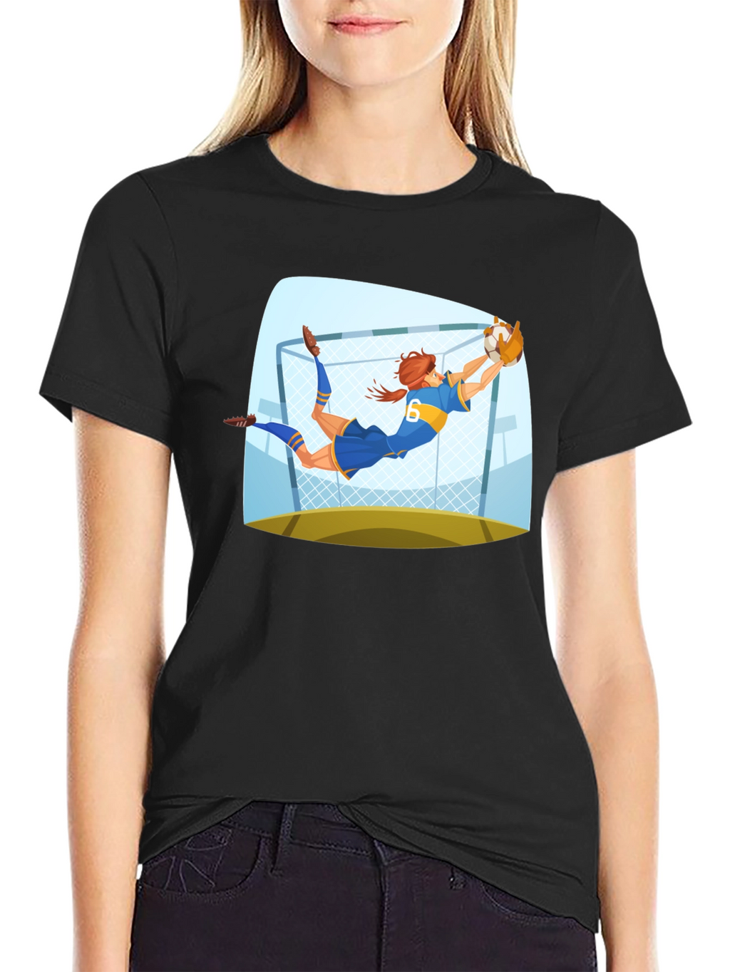Goalkeeper Graphic Tee - Soccer Fan Apparel