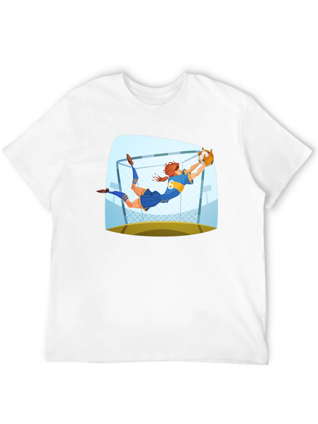 Goalkeeper Graphic Tee - Soccer Fan Apparel