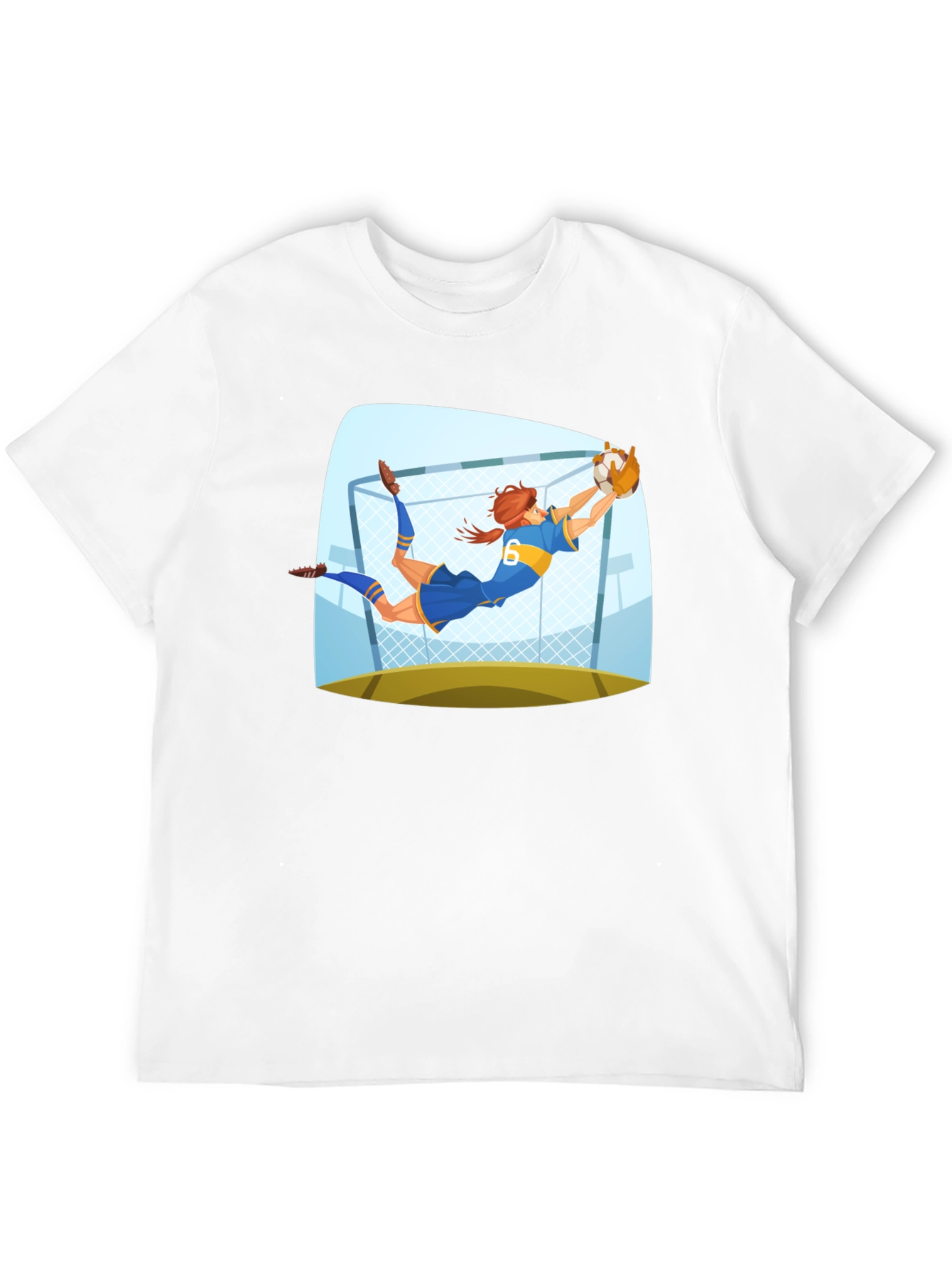 Goalkeeper Graphic Tee - Soccer Fan Apparel