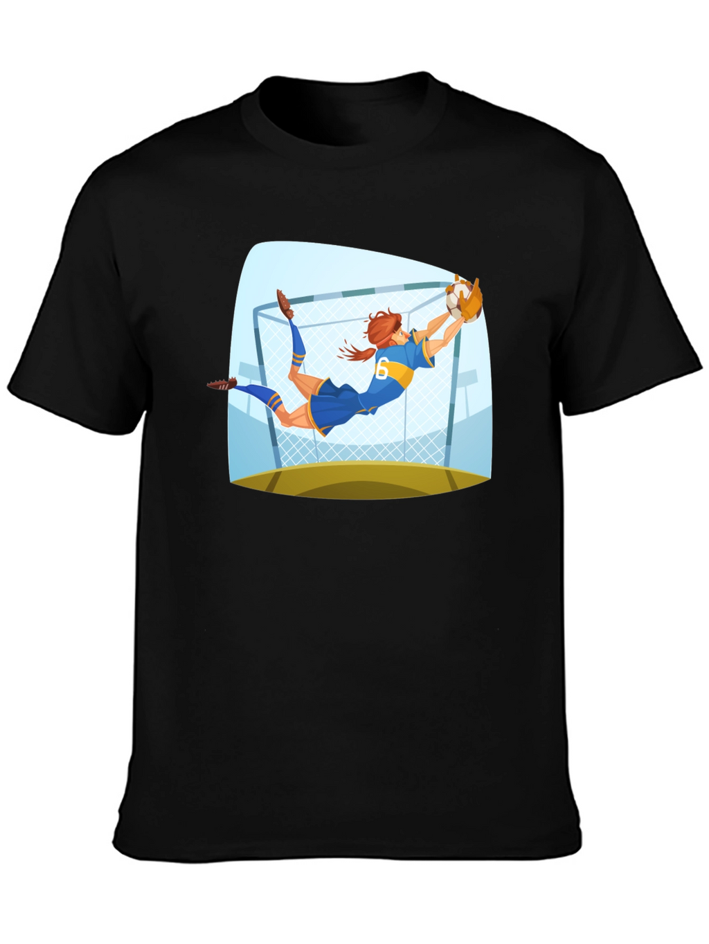 Goalkeeper Graphic Tee - Soccer Fan Apparel