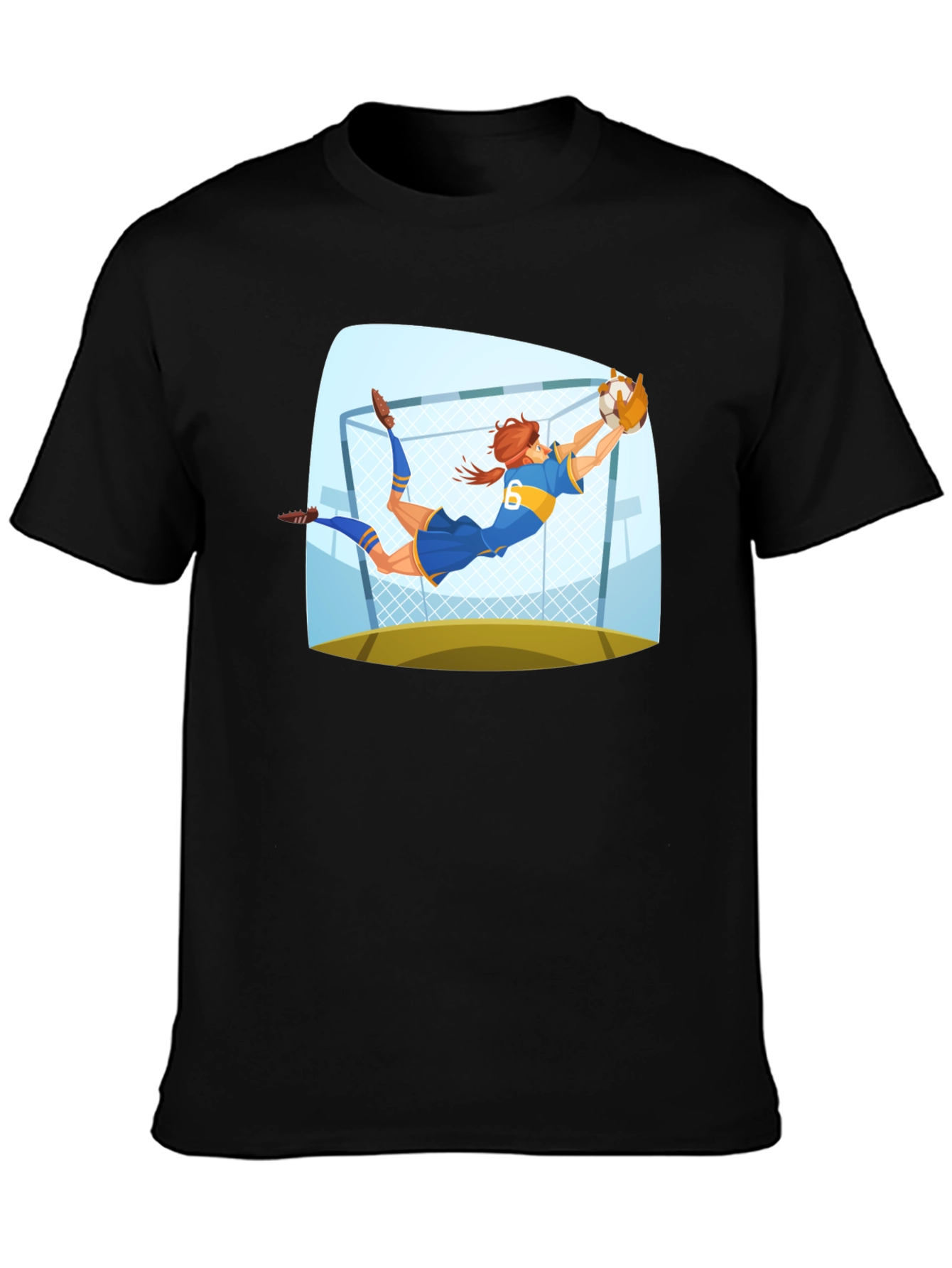 Goalkeeper Graphic Tee - Soccer Fan Apparel