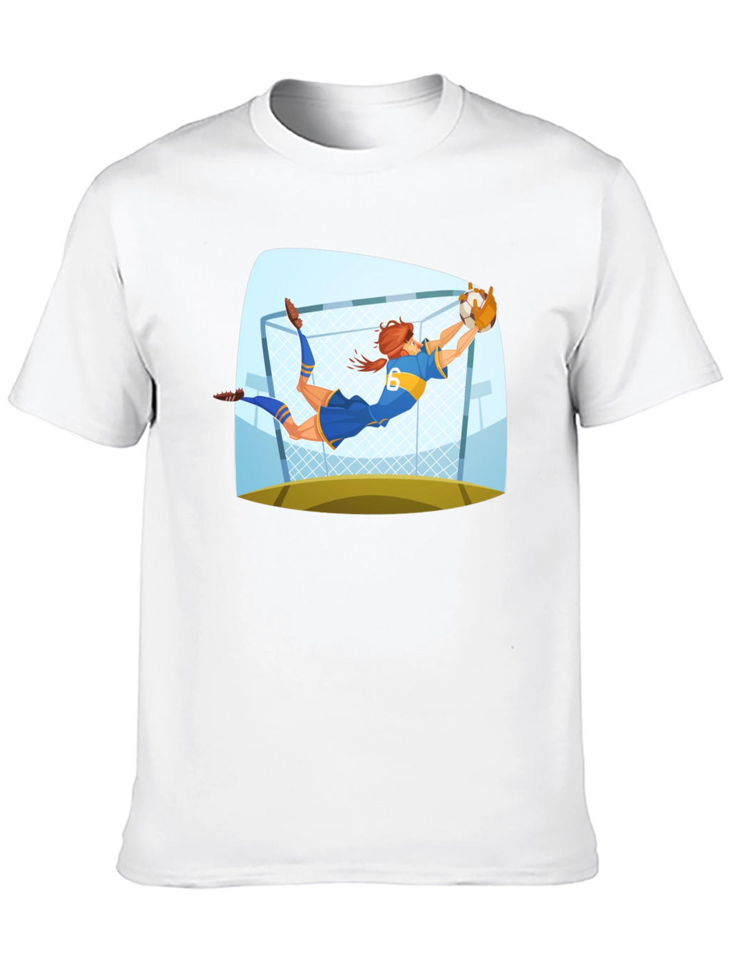 Goalkeeper Graphic Tee - Soccer Fan Apparel